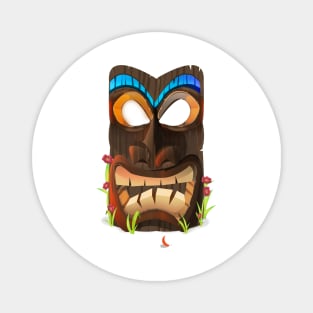 Tiki Mask Magnet